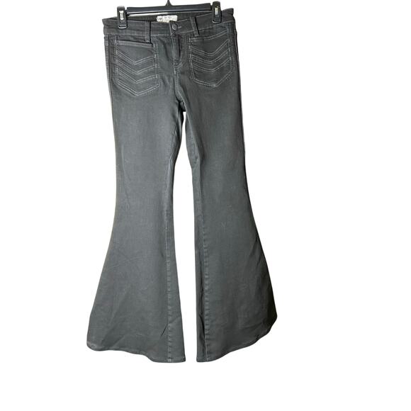 Free People Low Rise Bell Bottom Jeans Size 28 - Picture 1 of 8